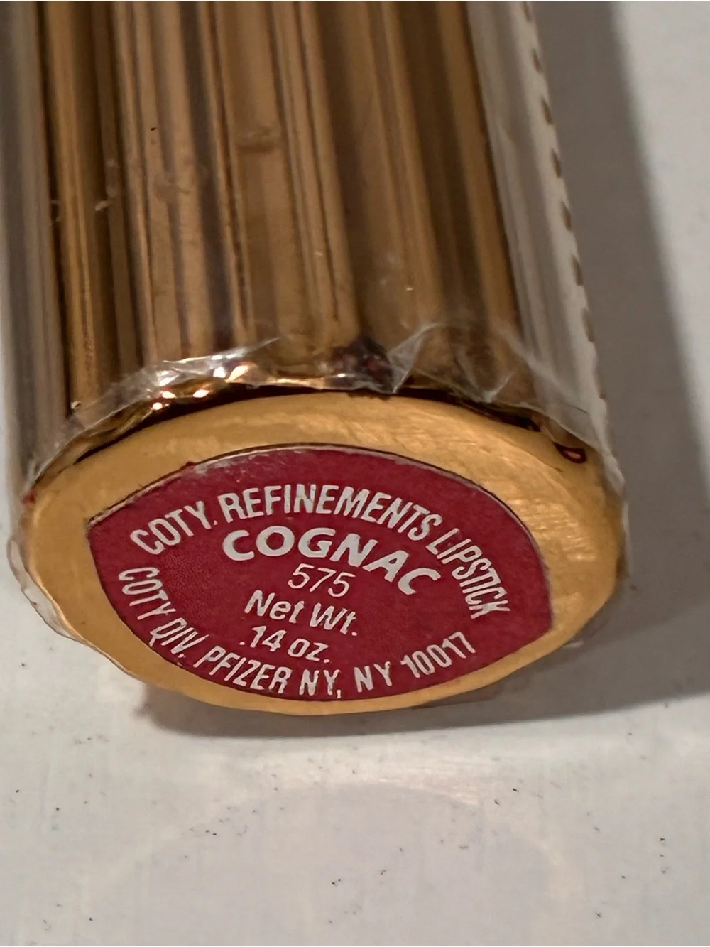 Vintage Coty Refinements Lipstick - 575 Cognac NEW SEALED